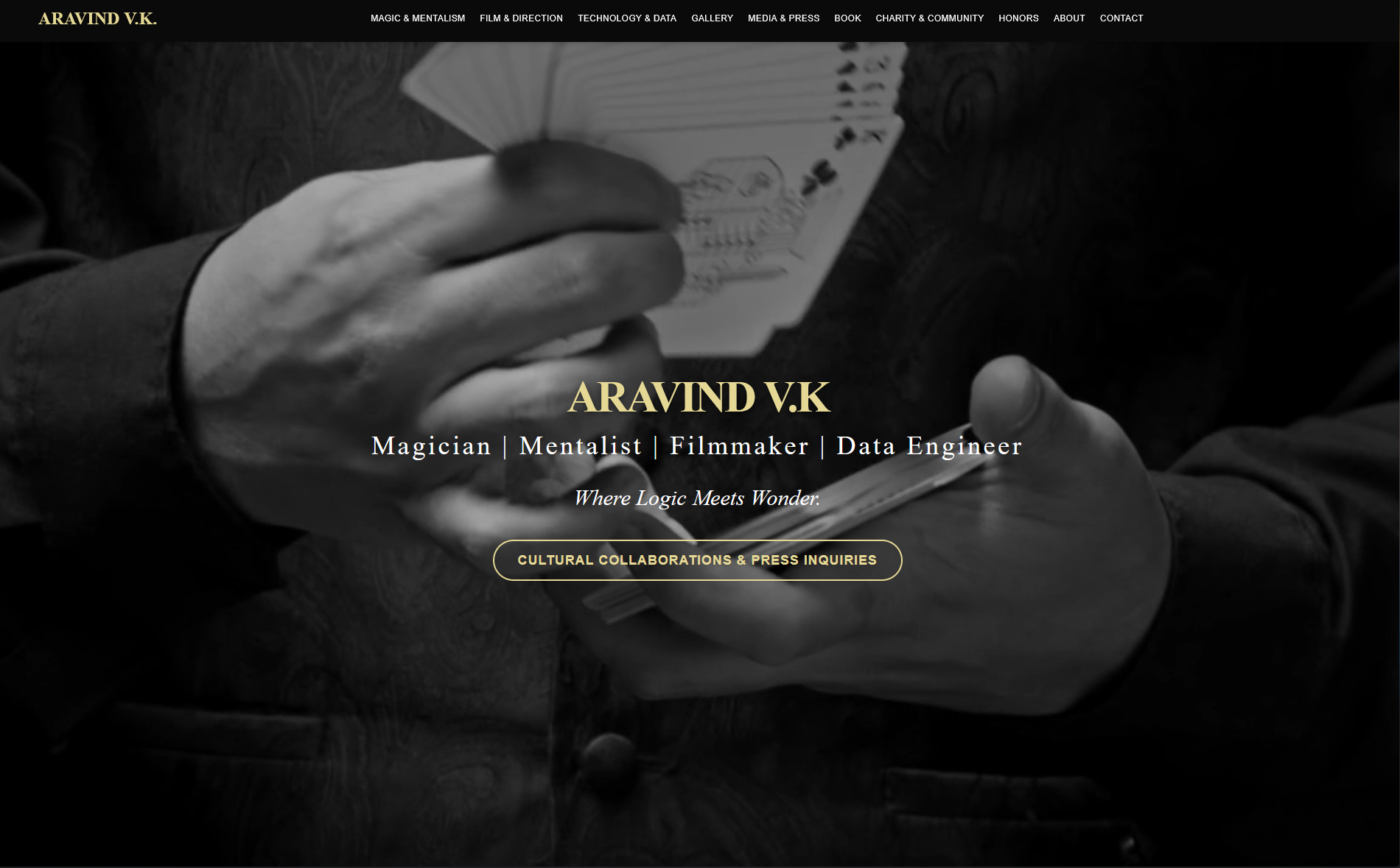 AravindVK - Magician Portfolio